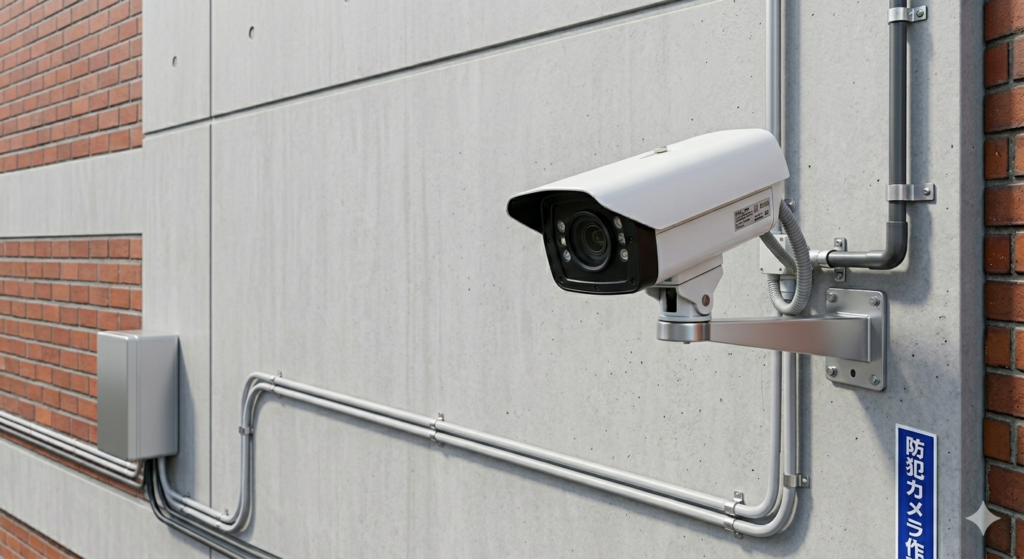 防犯カメラ設備の導入をご支援させていただきました